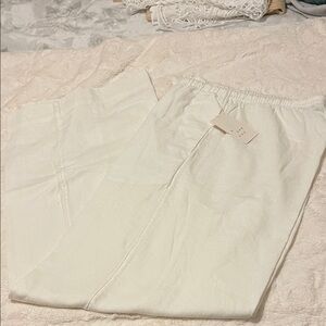 a new day Cream Elastic Waist Pants